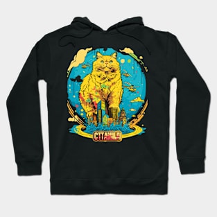 Catzilla Cat Strikes Fear Hoodie